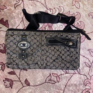 Guess Black and Gray Belt Bag